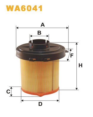 Wix Filters Luchtfilter WA6041