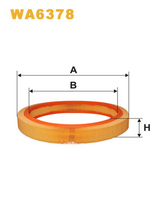 Wix Filters Luchtfilter WA6378