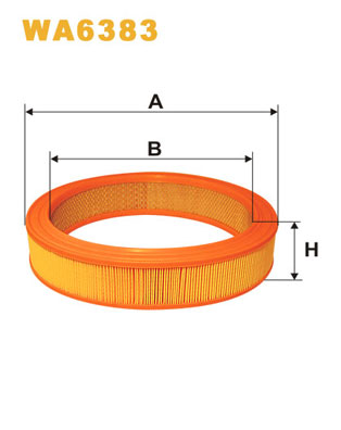 Wix Filters Luchtfilter WA6383