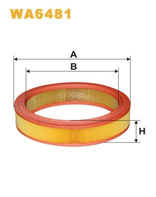 Wix Filters Luchtfilter WA6481