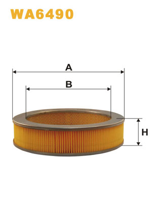 Wix Filters Luchtfilter WA6490