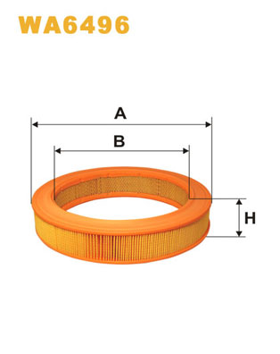 Wix Filters Luchtfilter WA6496