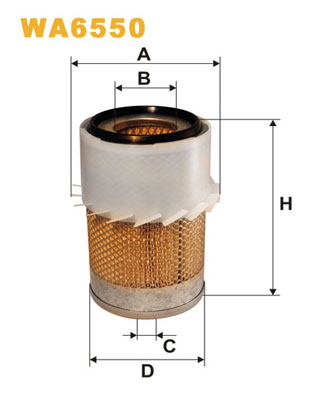 Wix Filters Luchtfilter WA6550