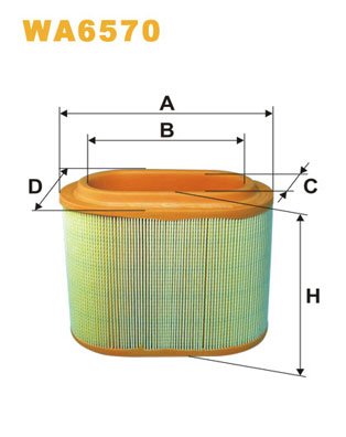 Wix Filters Luchtfilter WA6570