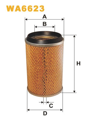 Wix Filters Luchtfilter WA6623