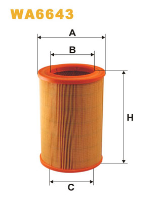 Wix Filters Luchtfilter WA6643