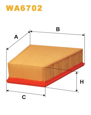 Wix Filters Luchtfilter WA6702