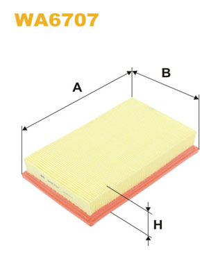 Wix Filters Luchtfilter WA6707