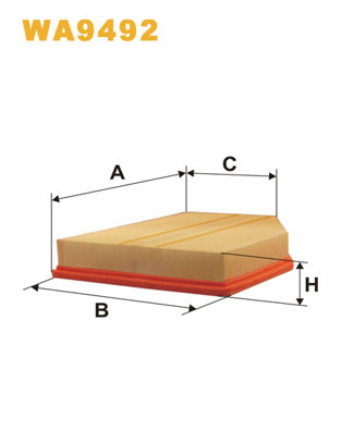 Wix Filters Luchtfilter WA9492
