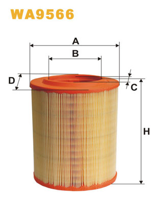 Wix Filters Luchtfilter WA9566