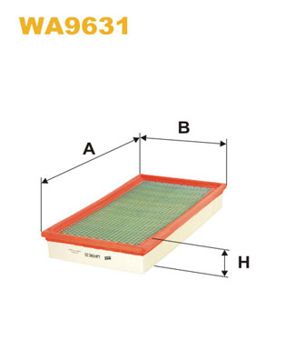 Wix Filters Luchtfilter WA9631