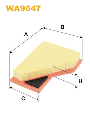 Wix Filters Luchtfilter WA9647