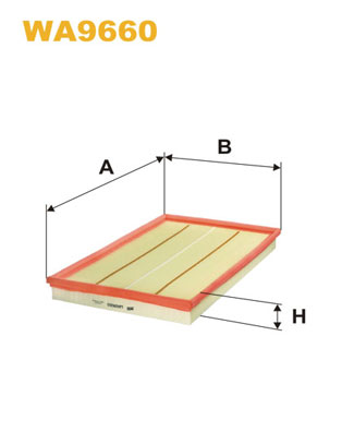 Wix Filters Luchtfilter WA9660