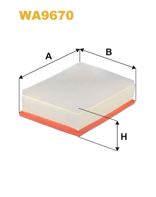 Wix Filters Luchtfilter WA9670