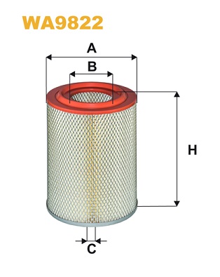 Wix Filters Luchtfilter WA9822