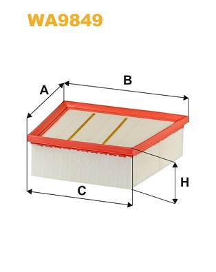 Wix Filters Luchtfilter WA9849