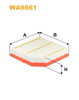 Wix Filters Luchtfilter WA9861