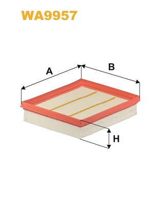 Wix Filters Luchtfilter WA9957