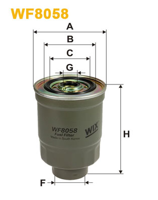 Wix Filters Brandstoffilter WF8058