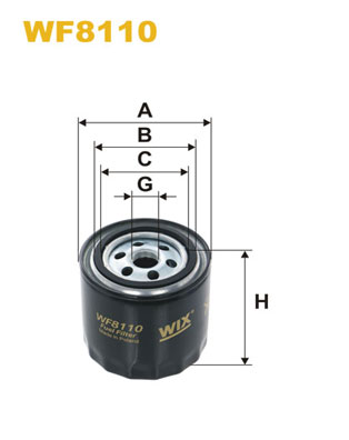 Wix Filters Brandstoffilter WF8110