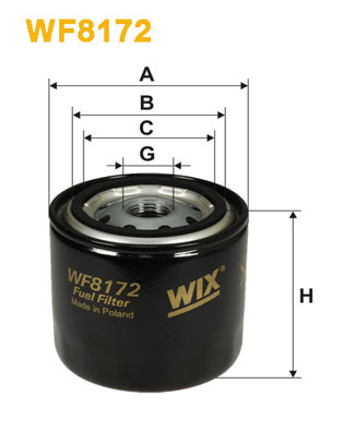 Wix Filters Brandstoffilter WF8172