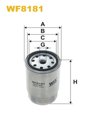 Wix Filters Brandstoffilter WF8181