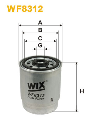 Wix Filters Brandstoffilter WF8312