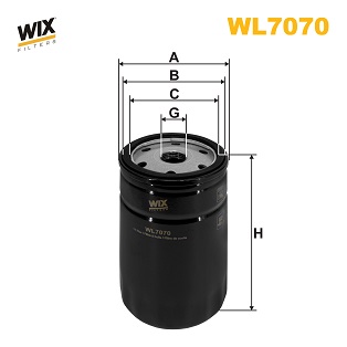 Wix Filters Oliefilter WL7070