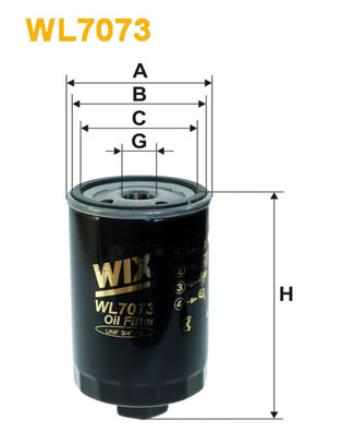 Wix Filters Oliefilter WL7073