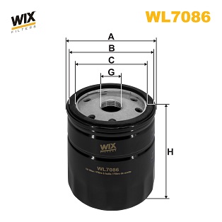 Wix Filters Oliefilter WL7086