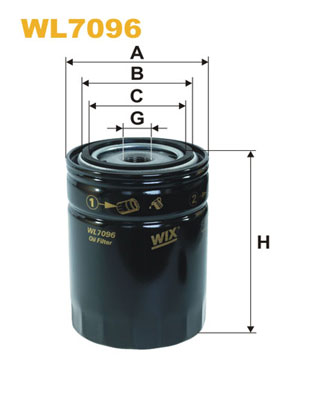 Wix Filters Hydrauliekfilter WL7096