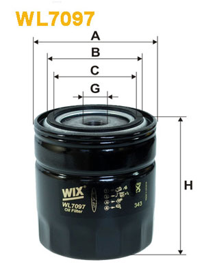 Wix Filters Hydrauliekfilter WL7097