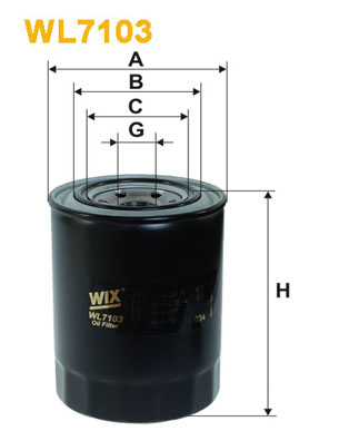 Wix Filters Oliefilter WL7103