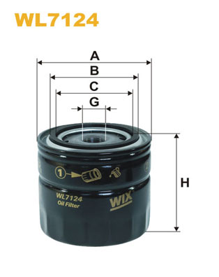 Wix Filters Hydrauliekfilter WL7124