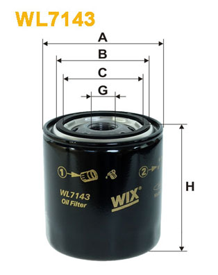 Wix Filters Hydrauliekfilter WL7143