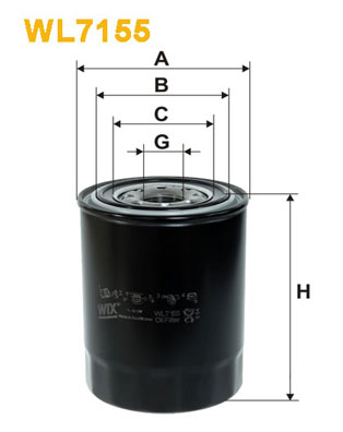 Wix Filters Oliefilter WL7155