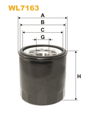 Wix Filters Oliefilter WL7163