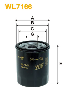 Wix Filters Oliefilter WL7166
