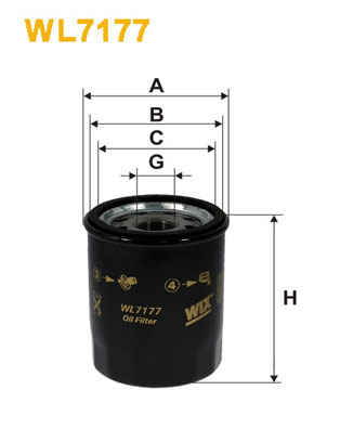 Wix Filters Oliefilter WL7177