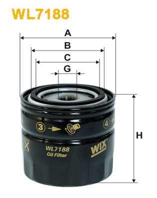Wix Filters Oliefilter WL7188