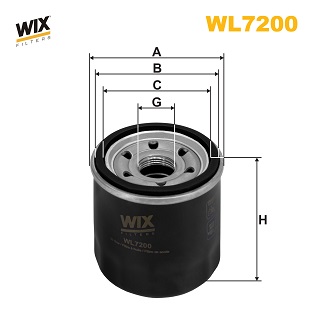 Wix Filters Oliefilter WL7200