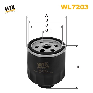 Wix Filters Oliefilter WL7203
