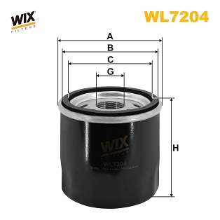 Wix Filters Oliefilter WL7204
