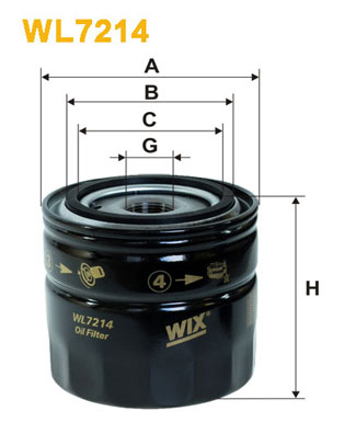Wix Filters Oliefilter WL7214