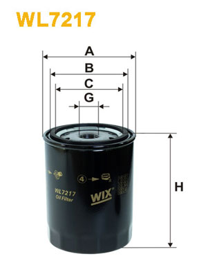 Wix Filters Oliefilter WL7217
