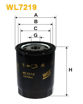 Wix Filters Oliefilter WL7219
