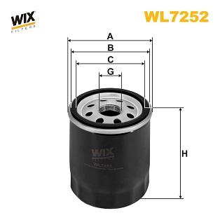 Wix Filters Oliefilter WL7252