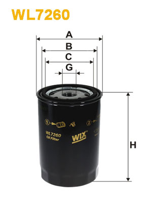 Wix Filters Oliefilter WL7260