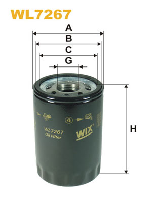 Wix Filters Oliefilter WL7267