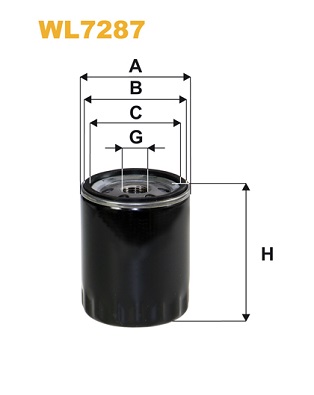 Wix Filters Oliefilter WL7287